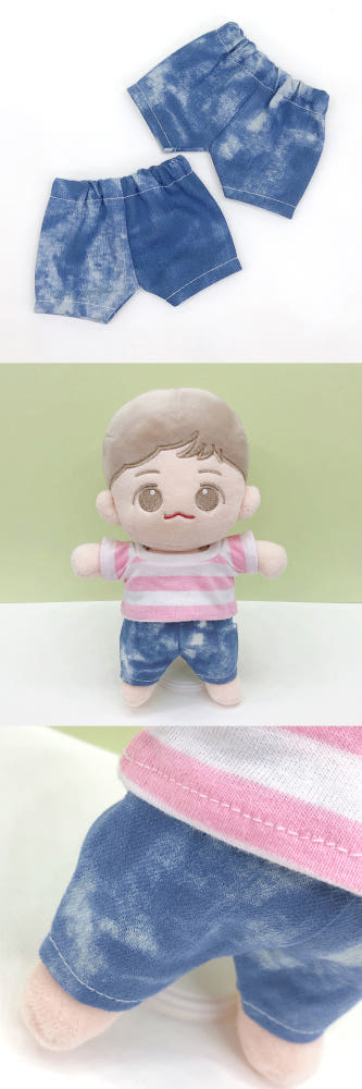 20cm Plushie Clothes: Elastic Waist Long Pants | Oshi-nui Clothes