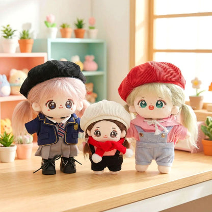 10cm・15cm・20cmぬい用 コーデュロイベレー帽