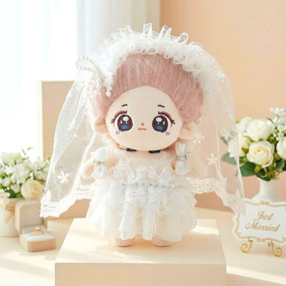 15cmぬい服 ウェディングドレスコーデセット