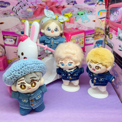 10cm・15cmぬい服 デニムジャケット｜推しぬい着せ替え