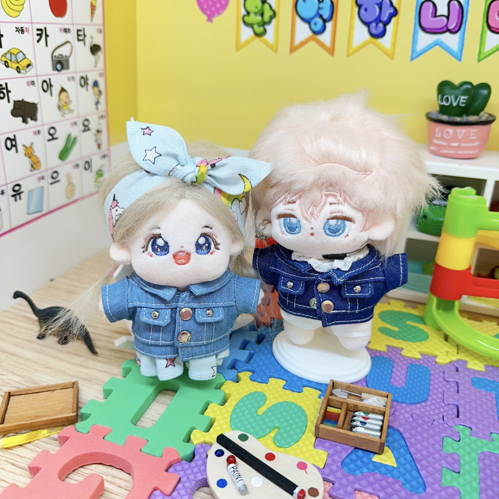 10cm・15cmぬい服 デニムジャケット｜推しぬい着せ替え