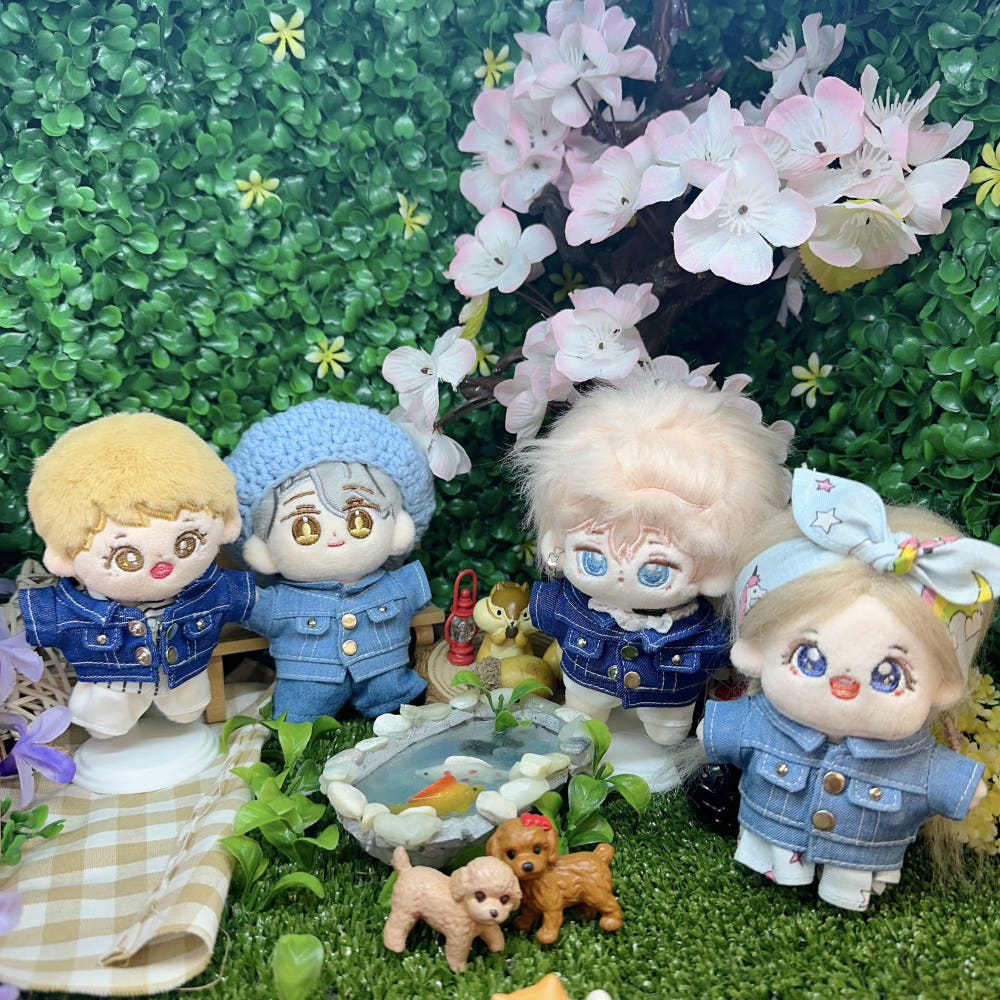10cm・15cmぬい服 デニムジャケット｜推しぬい着せ替え