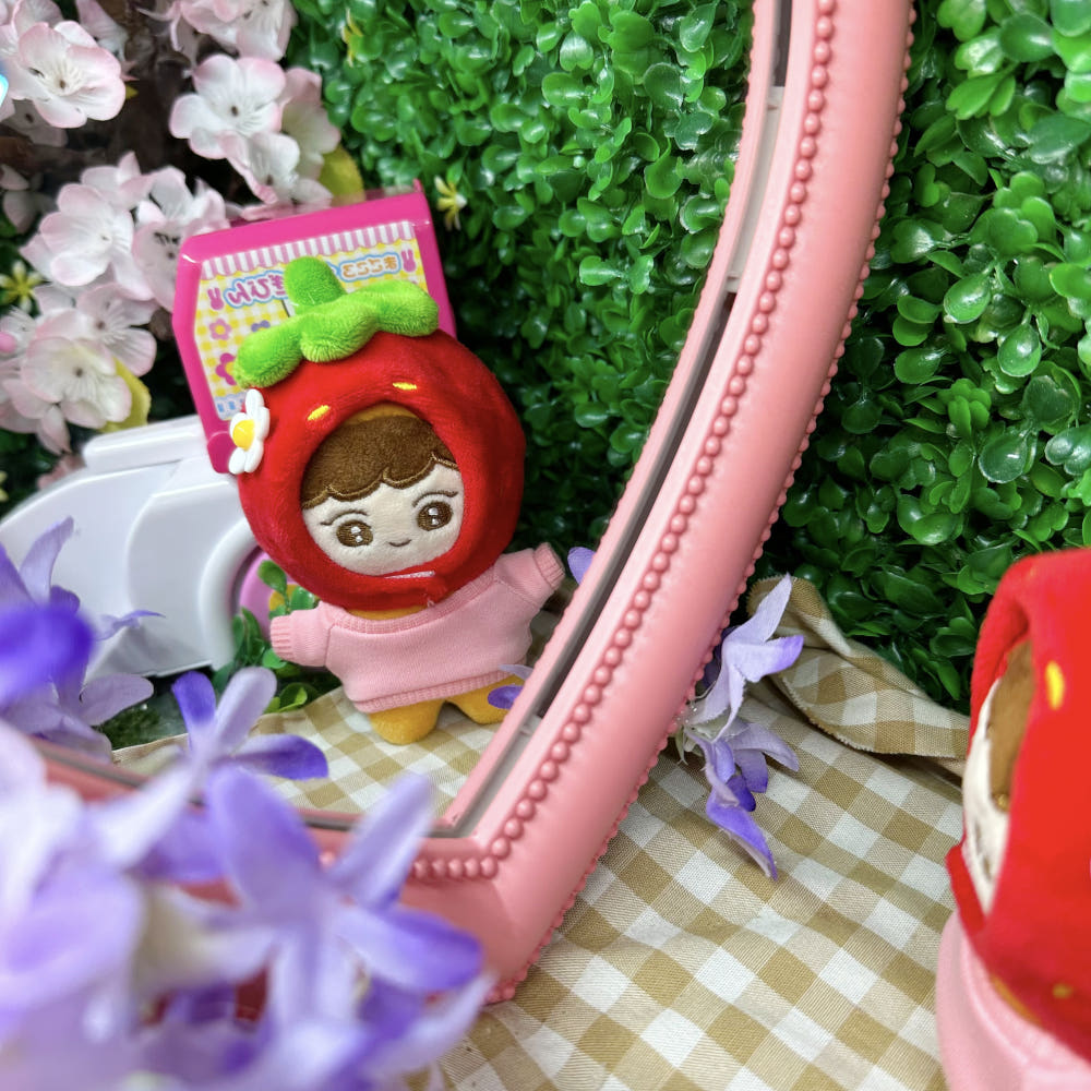10cm・15cmぬい服 いちご帽子｜推しぬい着せ替え