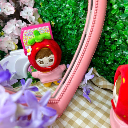 10cm・15cmぬい服 いちご帽子｜推しぬい着せ替え