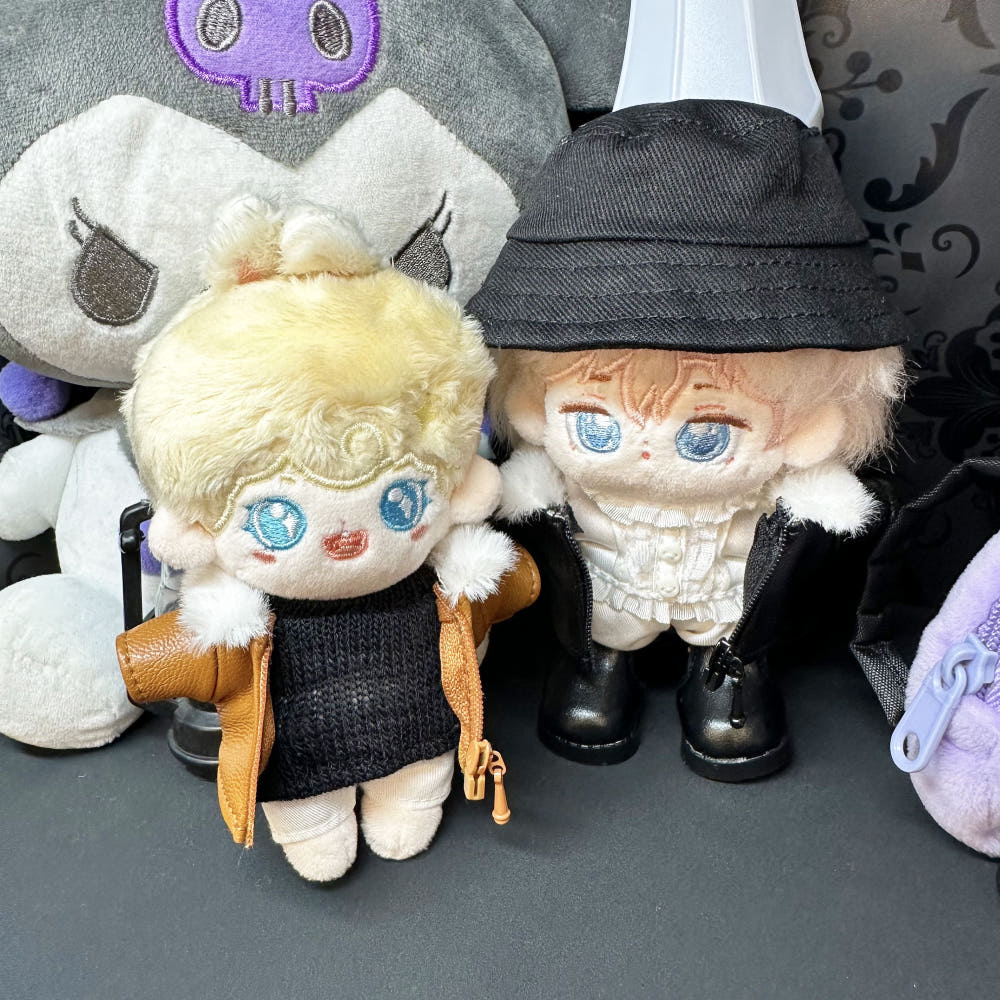 10cmぬい服 レザージャケット