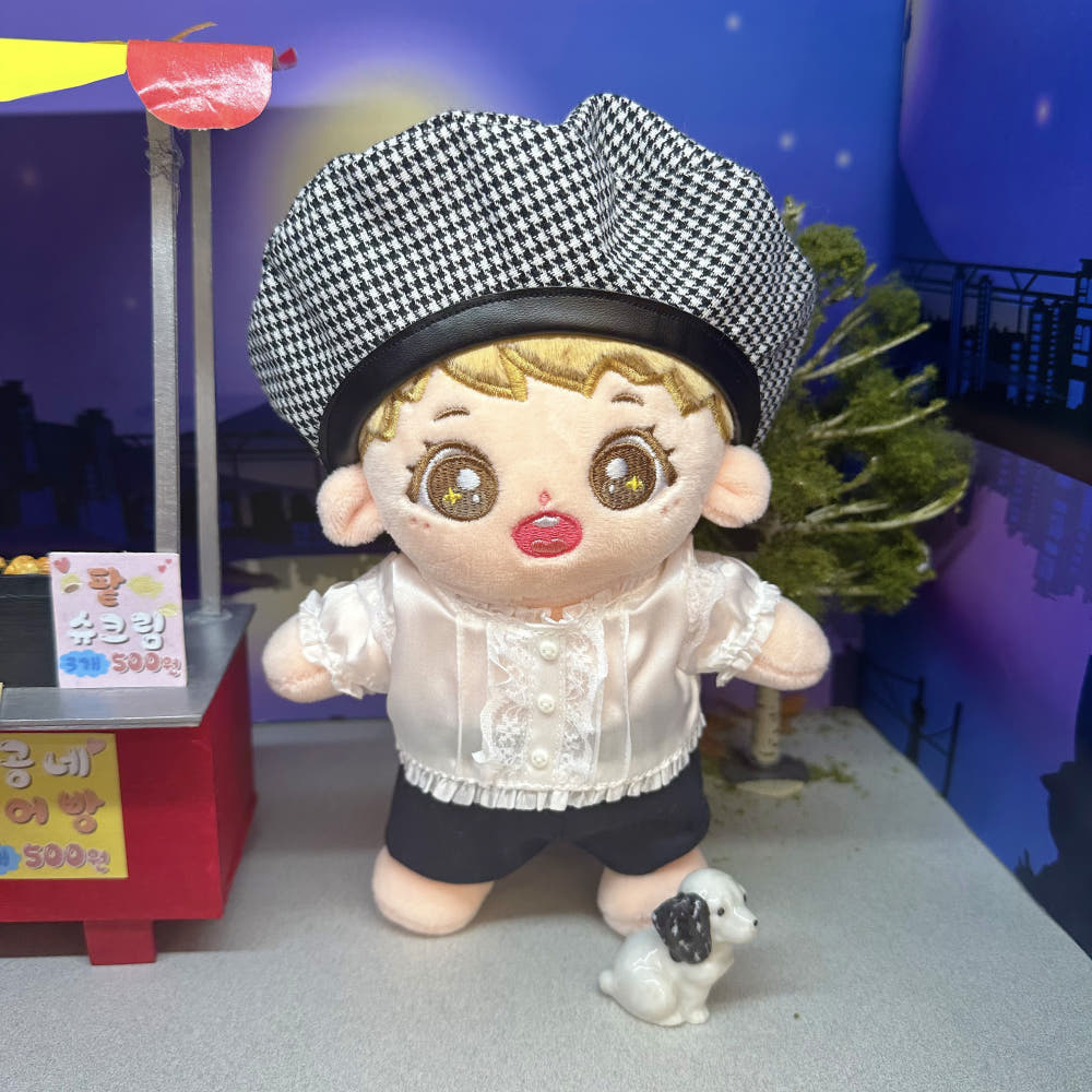 10cm・15cm・20cmぬい服 レースシャツ