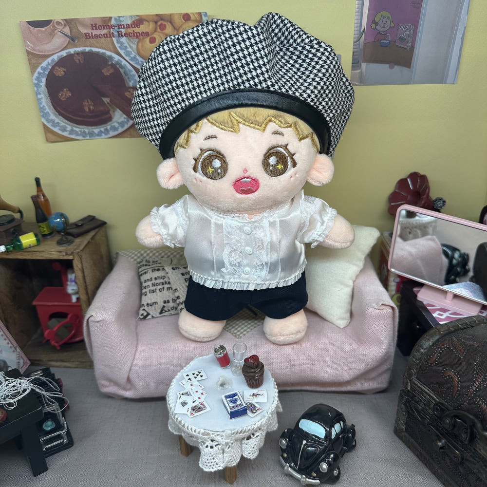 10cm・15cm・20cmぬい服 レースシャツ