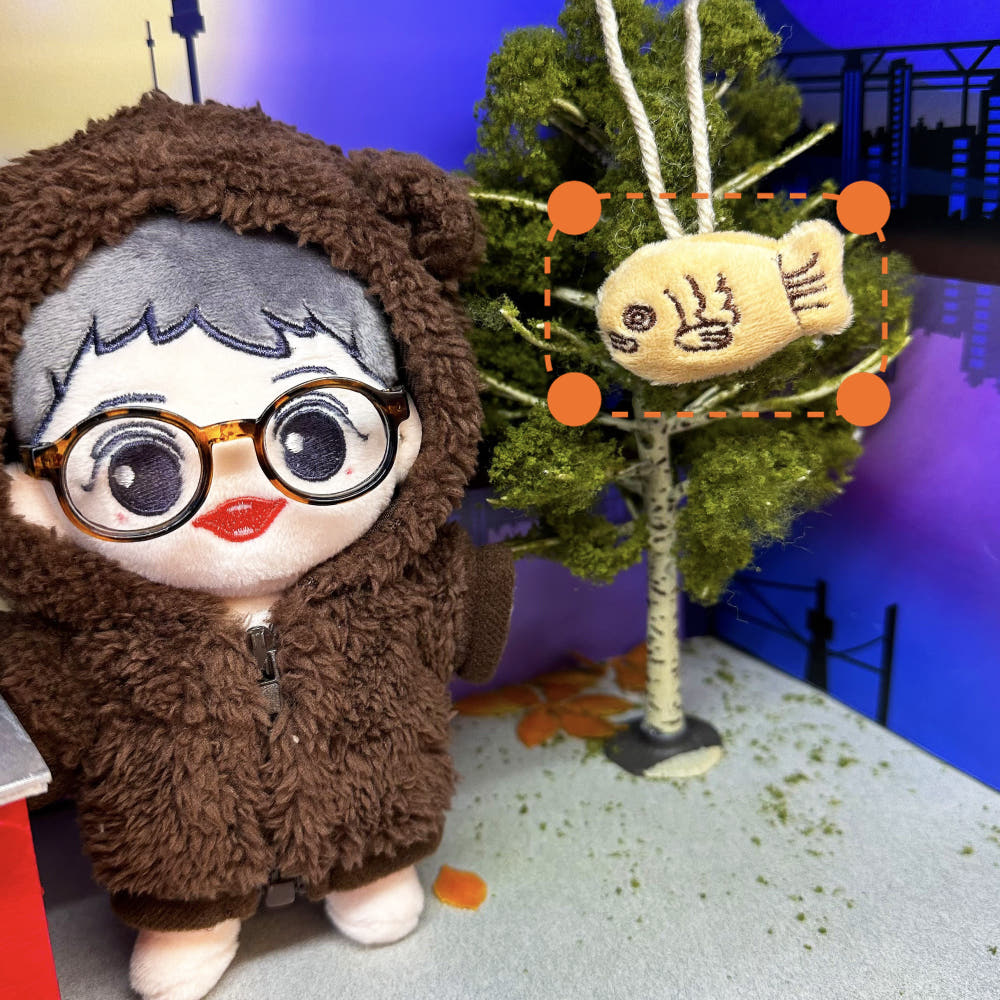 10cm·15cm·20cm 인형용 붕어빵 가방｜최애 인형 소품