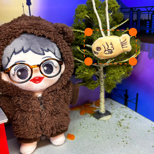 10cm・15cm・20cmぬい用 たい焼きバッグ｜推しぬい小物