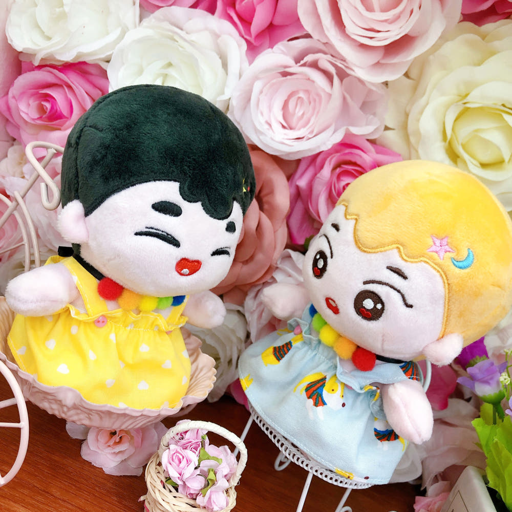 15cm·20cm 인형용 폼폼 목걸이 | 최애 인형 소품