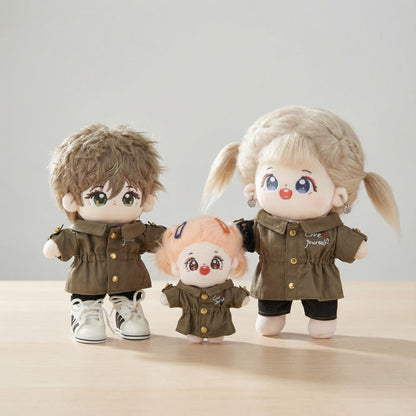 10cm·15cm·20cm 인형 옷 밀리터리 재킷 | 최애 인형 옷 입히기