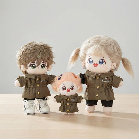 10cm・15cm・20cmぬい服 ミリタリージャケット｜推しぬい着せ替え
