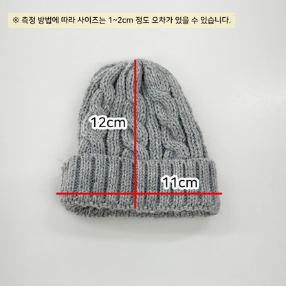 Fur hat for 15cm plushies | Oshi-nui accessory