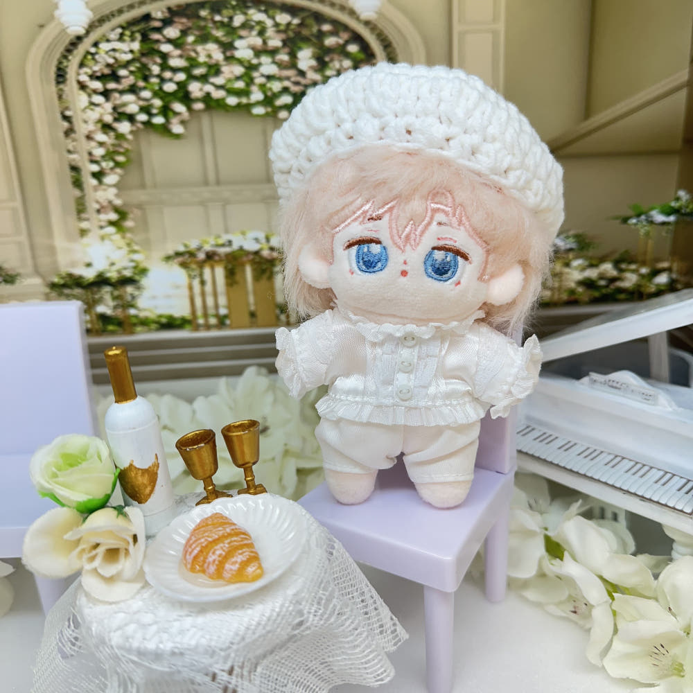 10cm・15cm・20cmぬい服 レースシャツ
