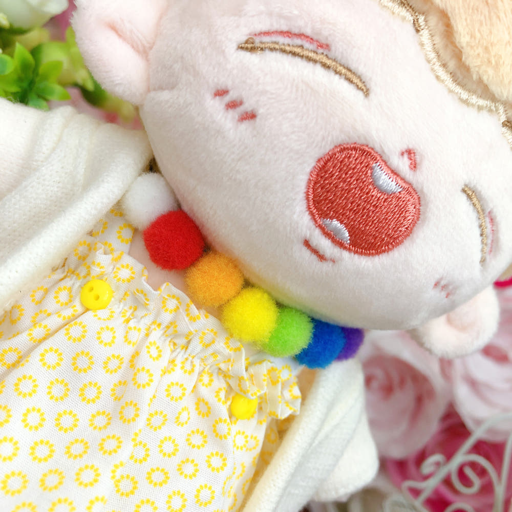 15cm·20cm 인형용 폼폼 목걸이 | 최애 인형 소품