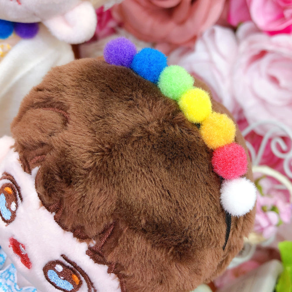 15cm·20cm 인형용 폼폼 목걸이 | 최애 인형 소품