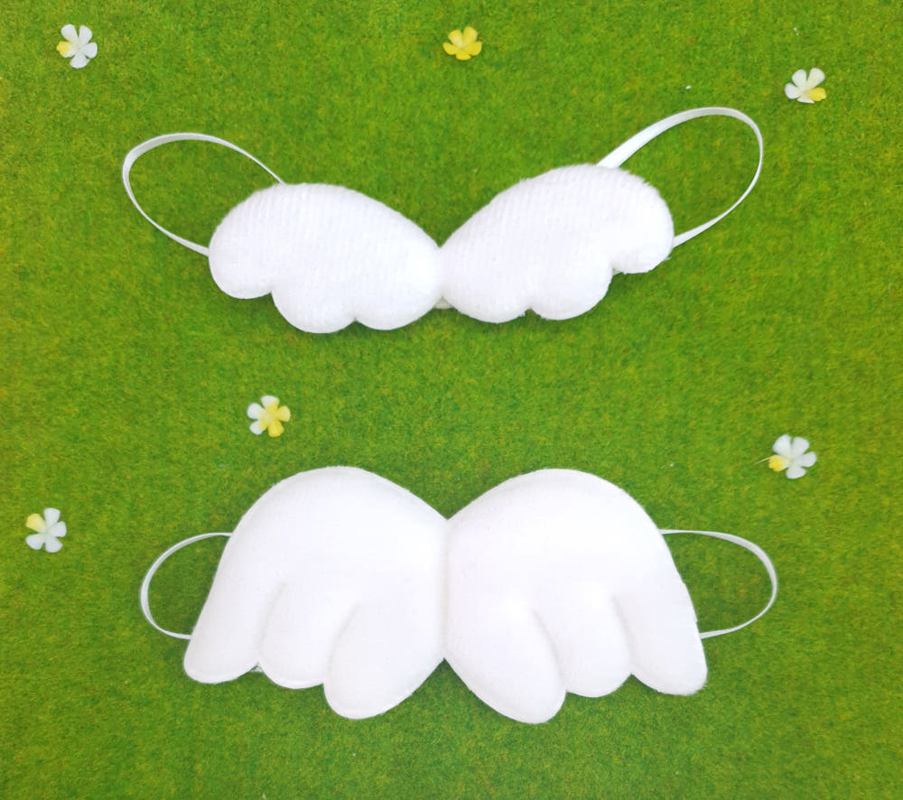 10cm・15cm・20cm 인형용 커다란 천사 날개 액세서리｜최애 인형 소품