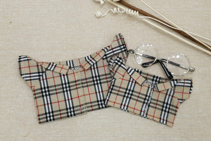 15cm・20cmぬい服 ギンガムチェックシャツ｜推しぬい服