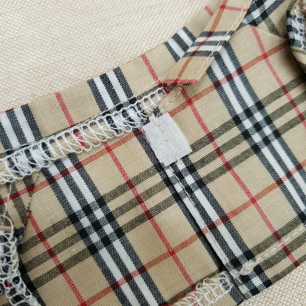 15cm・20cmぬい服 ギンガムチェックシャツ｜推しぬい服