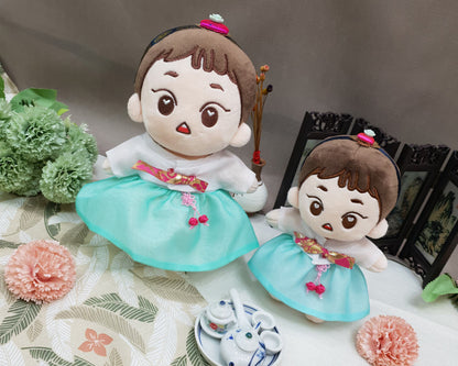 15cm・20cm 인형용 한복 헤어 액세서리｜최애 인형 소품