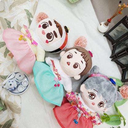15cm・20cm 인형용 한복 헤어 액세서리｜최애 인형 소품