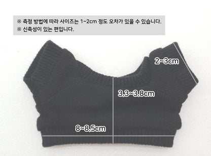 10cm·15cm 인형 옷 스웨트 트레이너｜최애 인형 옷