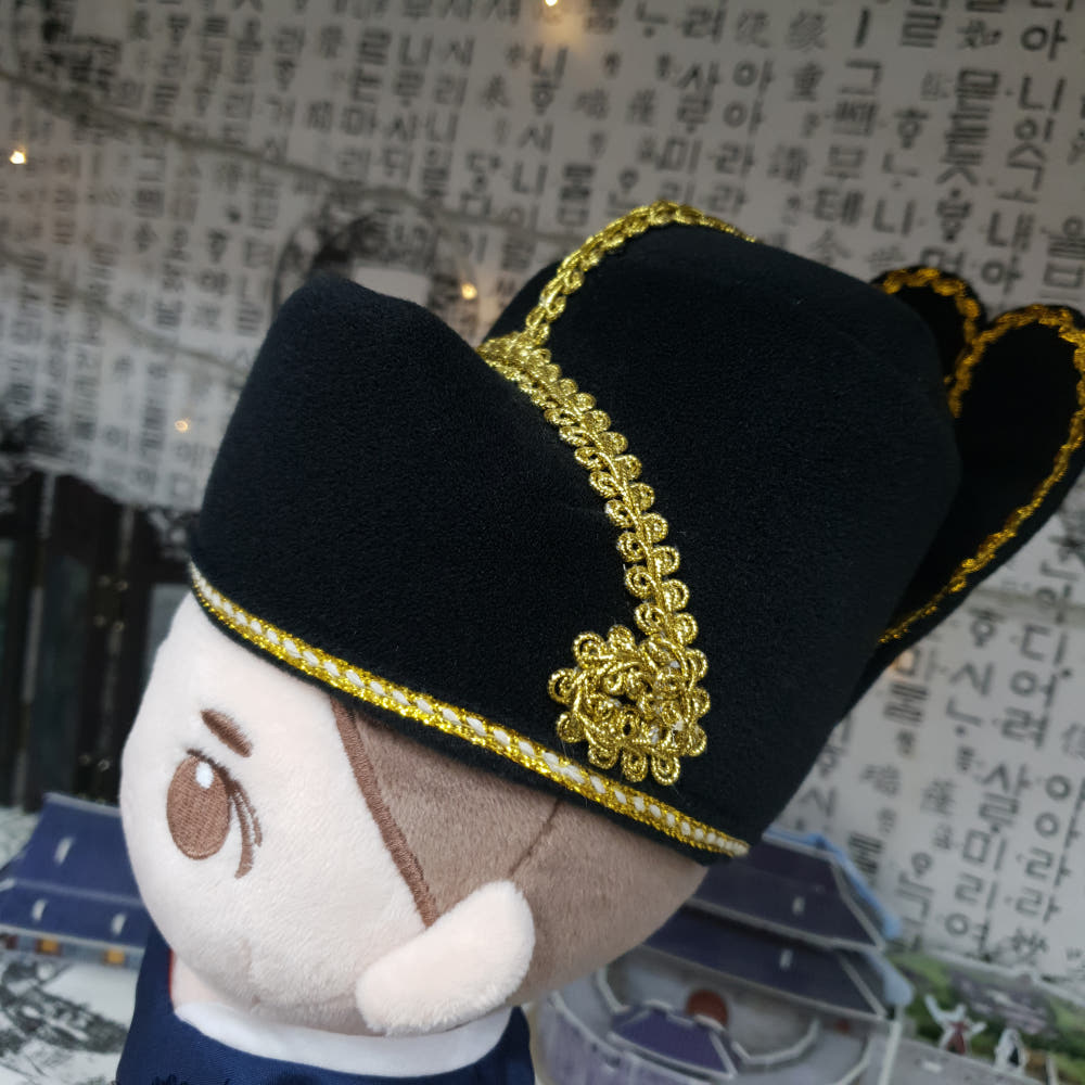 20cmぬい用 韓国伝統帽子「翼善冠（イクソングァン）」｜推しぬい小物
