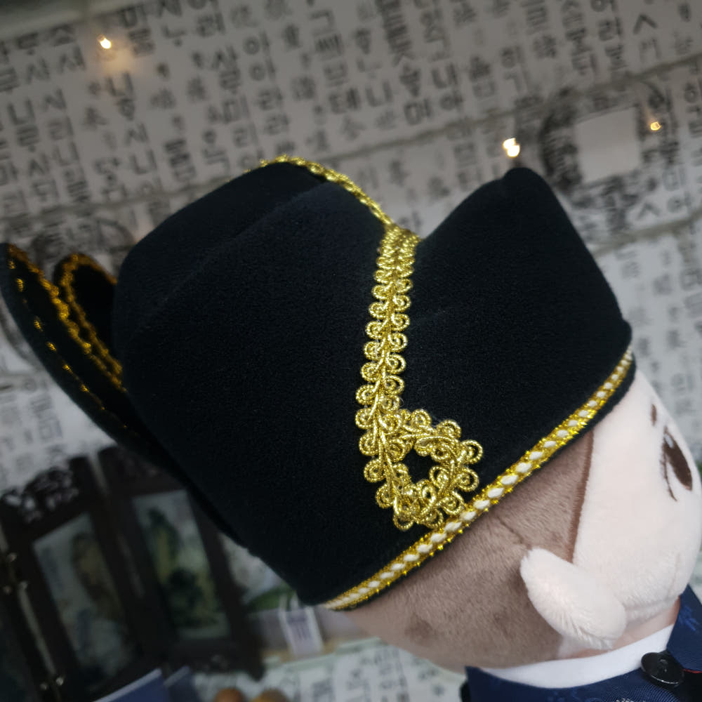 20cmぬい用 韓国伝統帽子「翼善冠（イクソングァン）」｜推しぬい小物