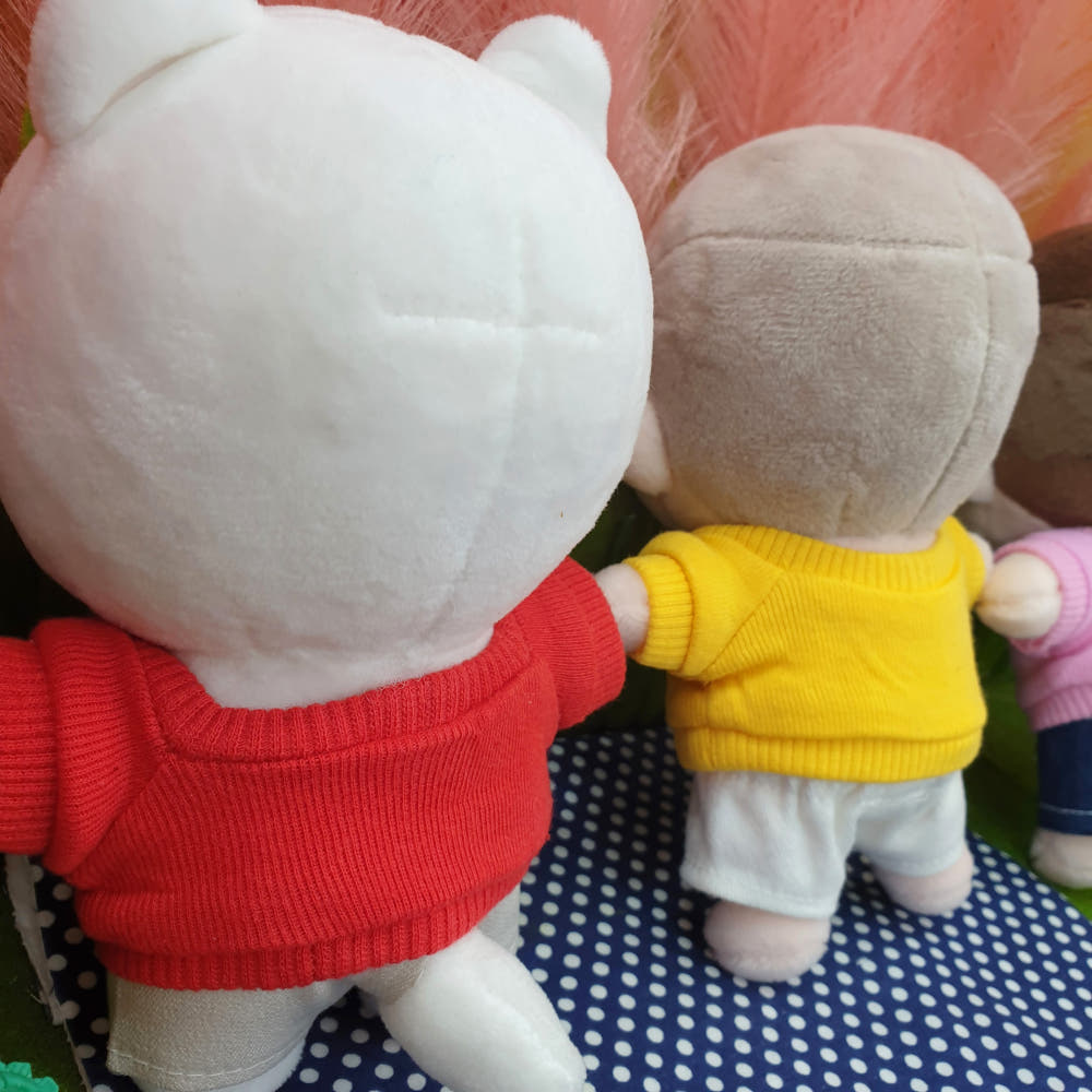 10cm·15cm 인형 옷 스웨트 트레이너｜최애 인형 옷