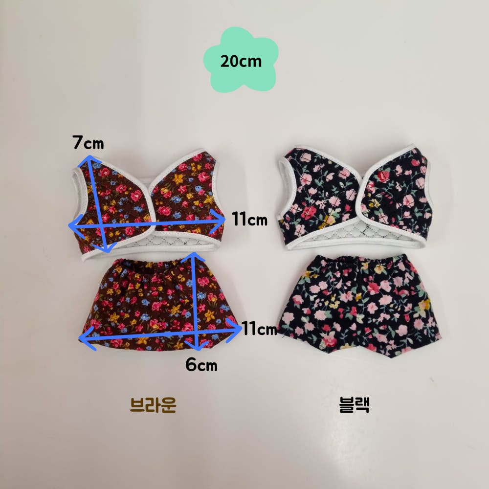 10cm/15cm/20cm Plushie Outfit: Kimjang Coordination Set | Oshi-nui Dress-up