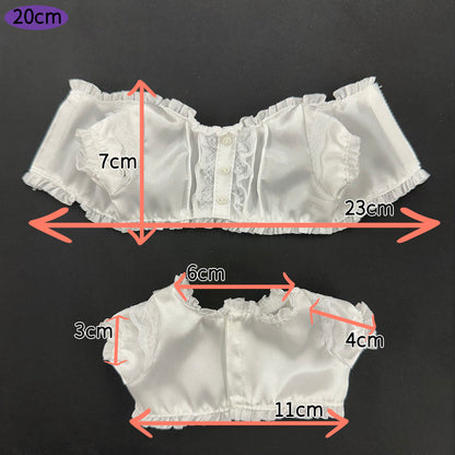 10cm・15cm・20cmぬい服 レースシャツ