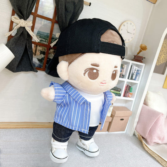 20cmぬい服 ストライプシャツ｜推しぬい服