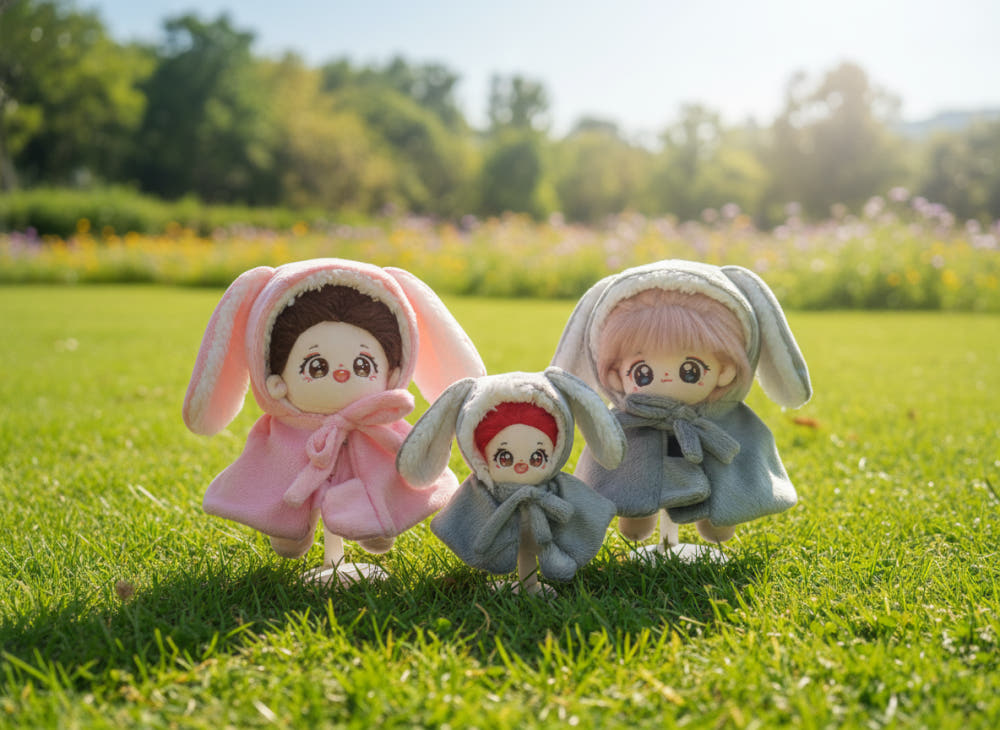 10cm・15cm・20cmぬい服 うさぎマント