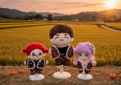10cm/15cm/20cm Plushie Outfit: Kimjang Coordination Set | Oshi-nui Dress-up