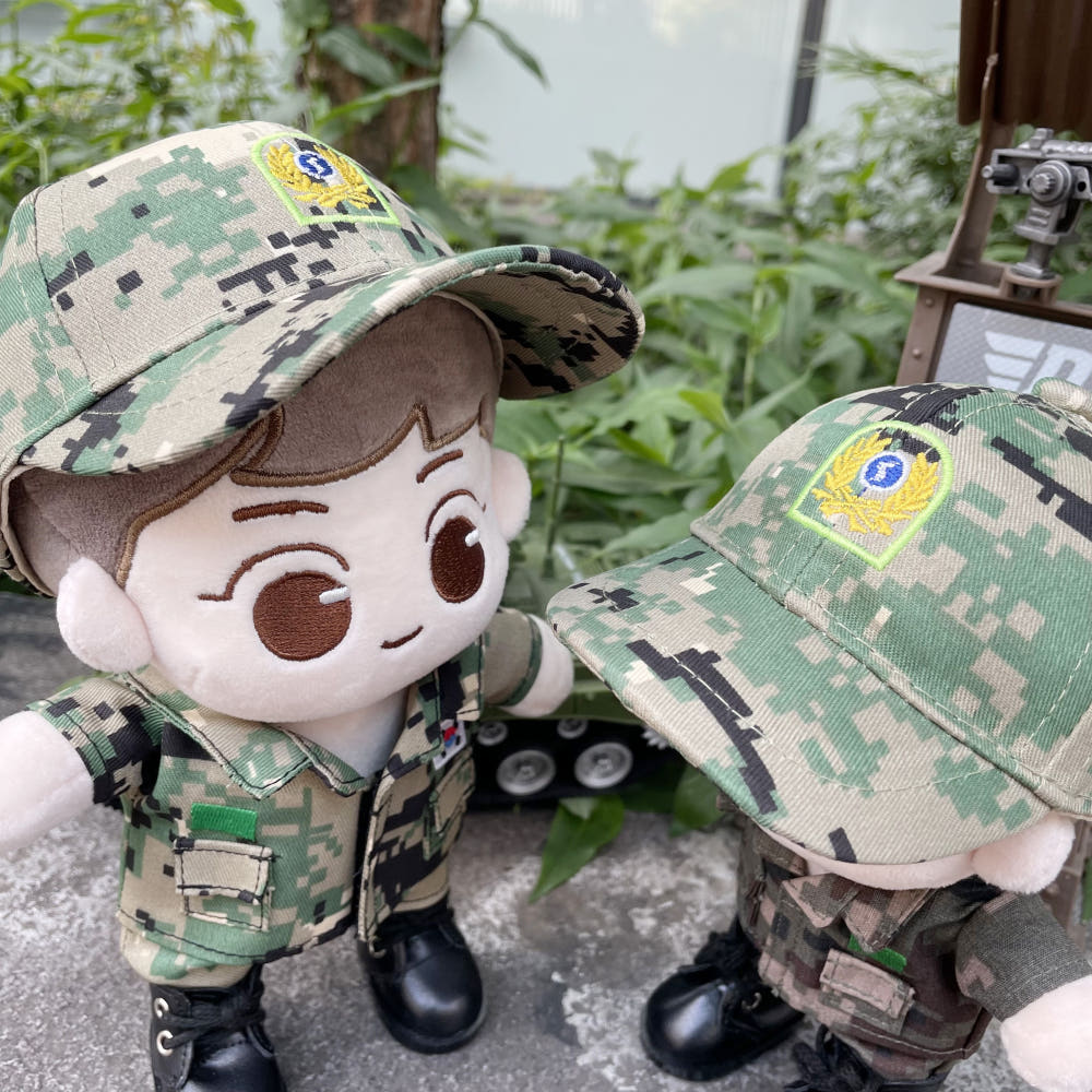 15cm·20cm 인형용 전역 기념 모자｜최애 인형 소품