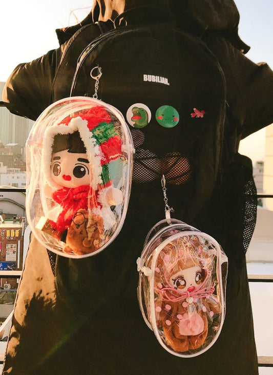 15cm・20cmぬい用 クリアポーチ｜推しぬい小物