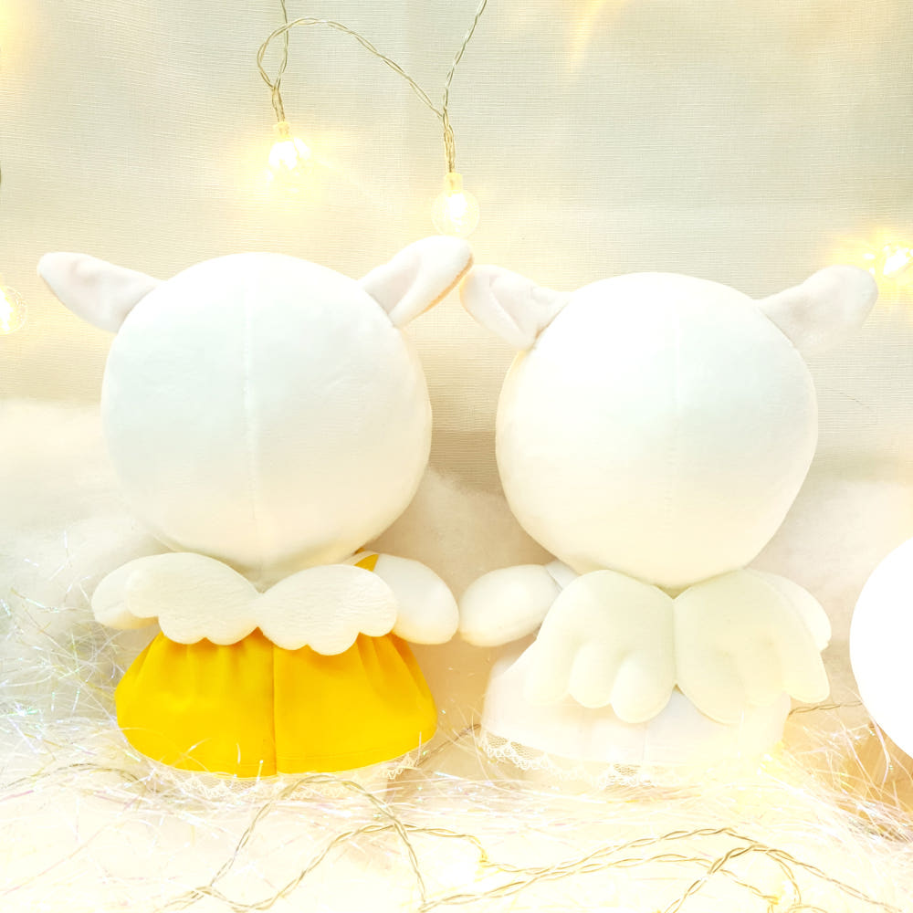 10cm・15cm・20cm 인형용 커다란 천사 날개 액세서리｜최애 인형 소품