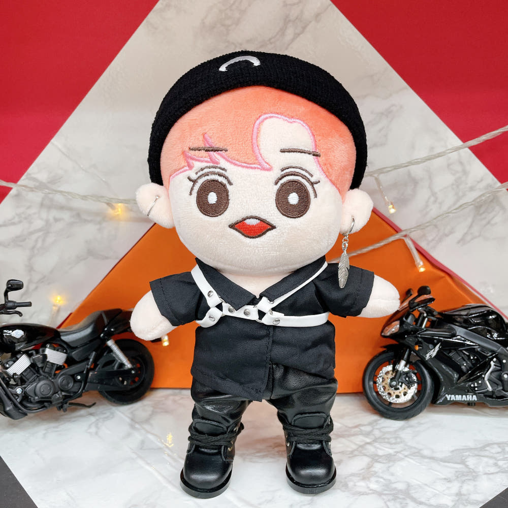 20cm 인형용 가죽 하네스 | 최애 인형 소품