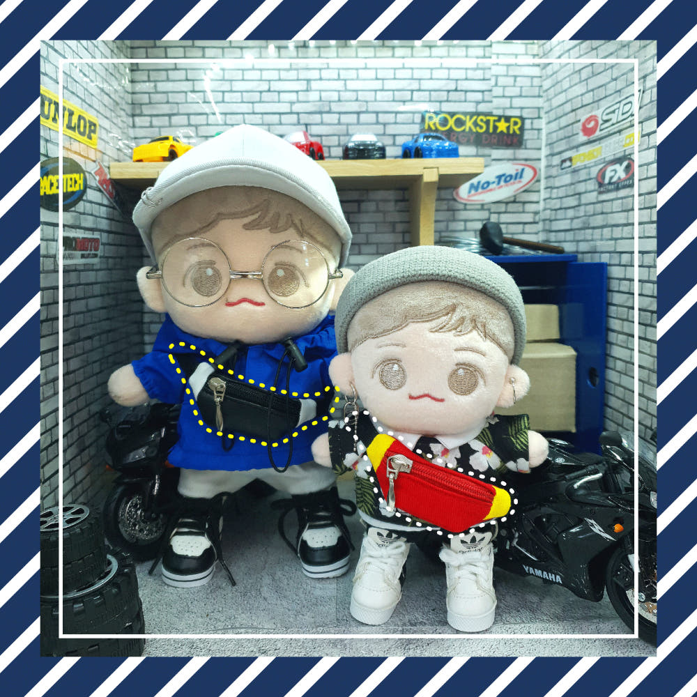 10cm・15cm・20cm 인형용 슬링백｜최애 인형 소품