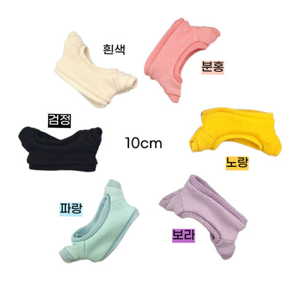 10cm·15cm 인형 옷 스웨트 트레이너｜최애 인형 옷