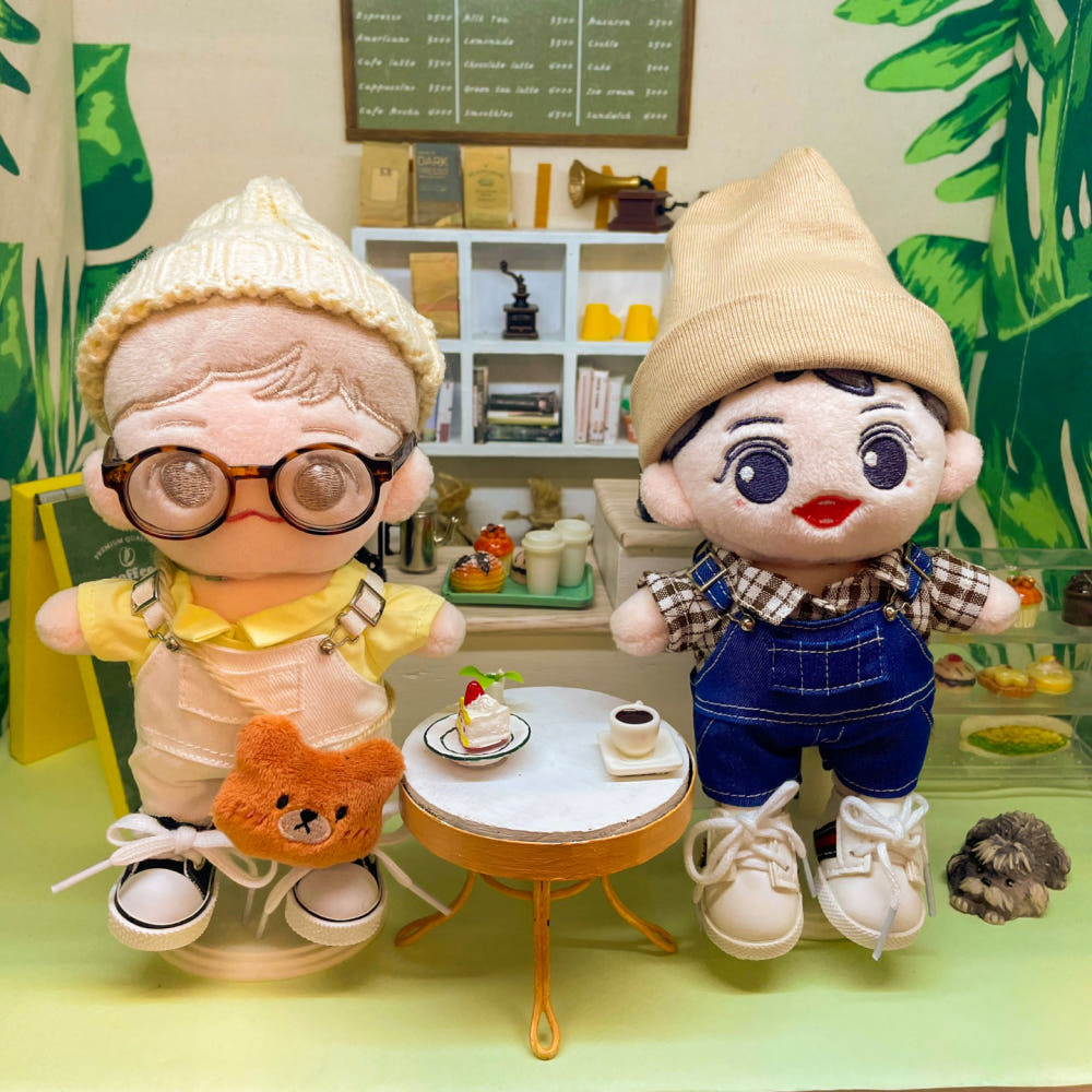 10cm·15cm·20cm 인형 옷 멜빵바지｜최애 인형 옷 입히기