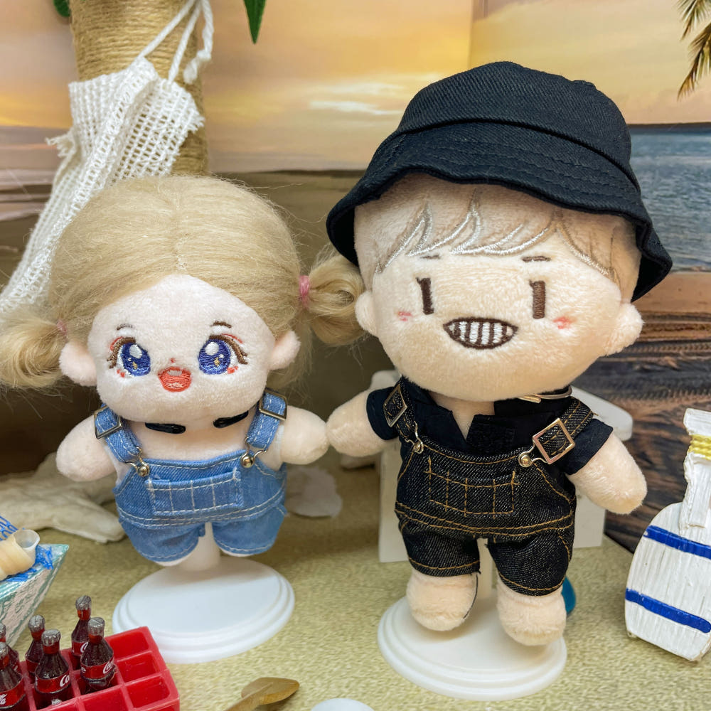 10cm·15cm·20cm 인형 옷 멜빵바지｜최애 인형 옷 입히기