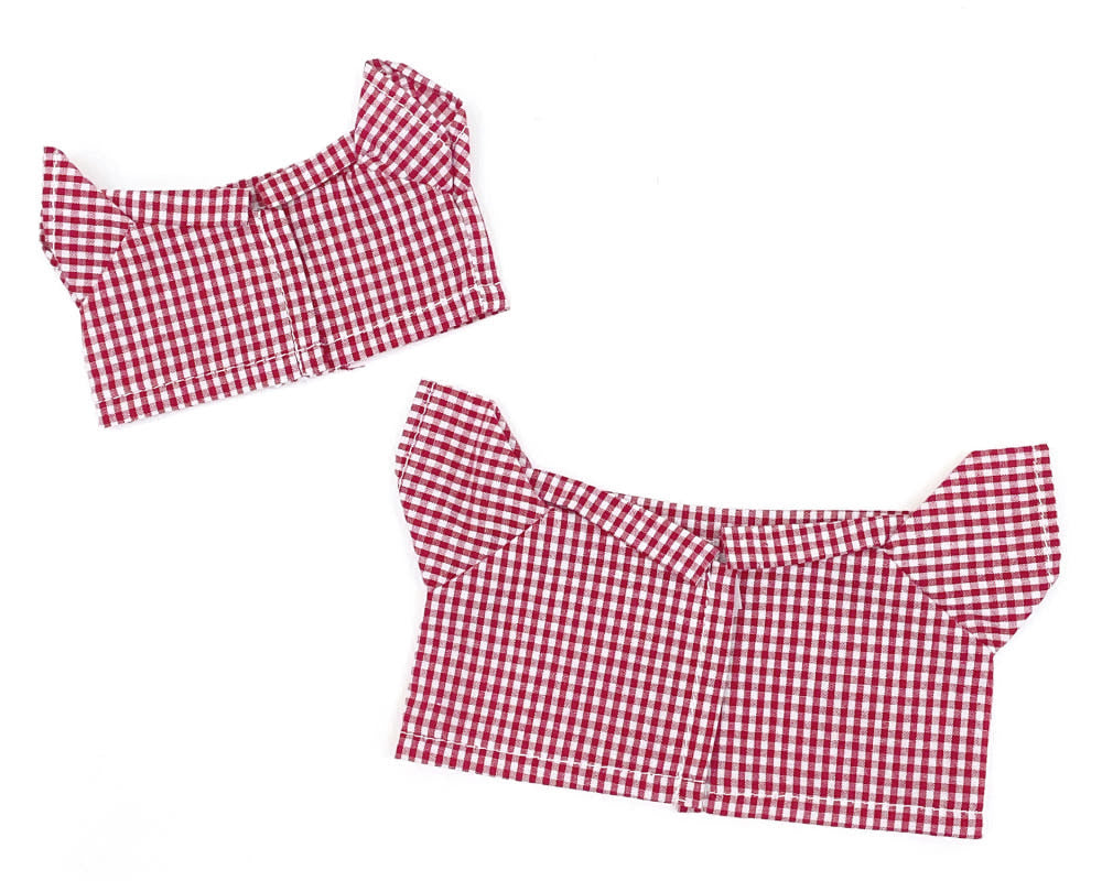 15cm・20cmぬい服 ギンガムチェックシャツ｜推しぬい服
