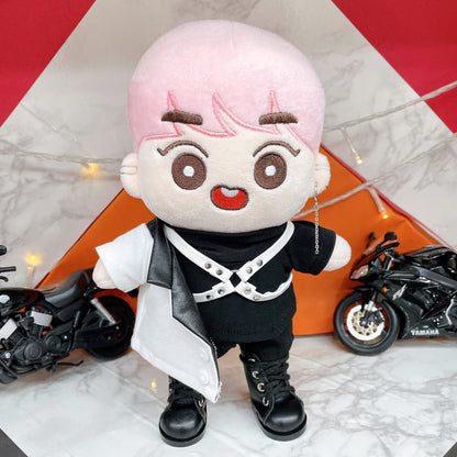 20cm 인형용 가죽 하네스 | 최애 인형 소품
