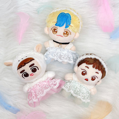 10cm 인형 옷 비비드 레이스 스커트 세트｜최애 인형 옷