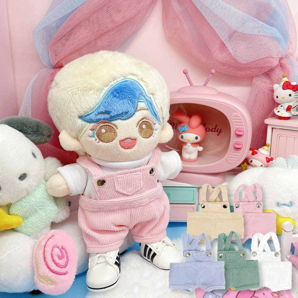 15cm・20cmぬい服 ポケット付きコーデュロイサロペット｜推しぬい服