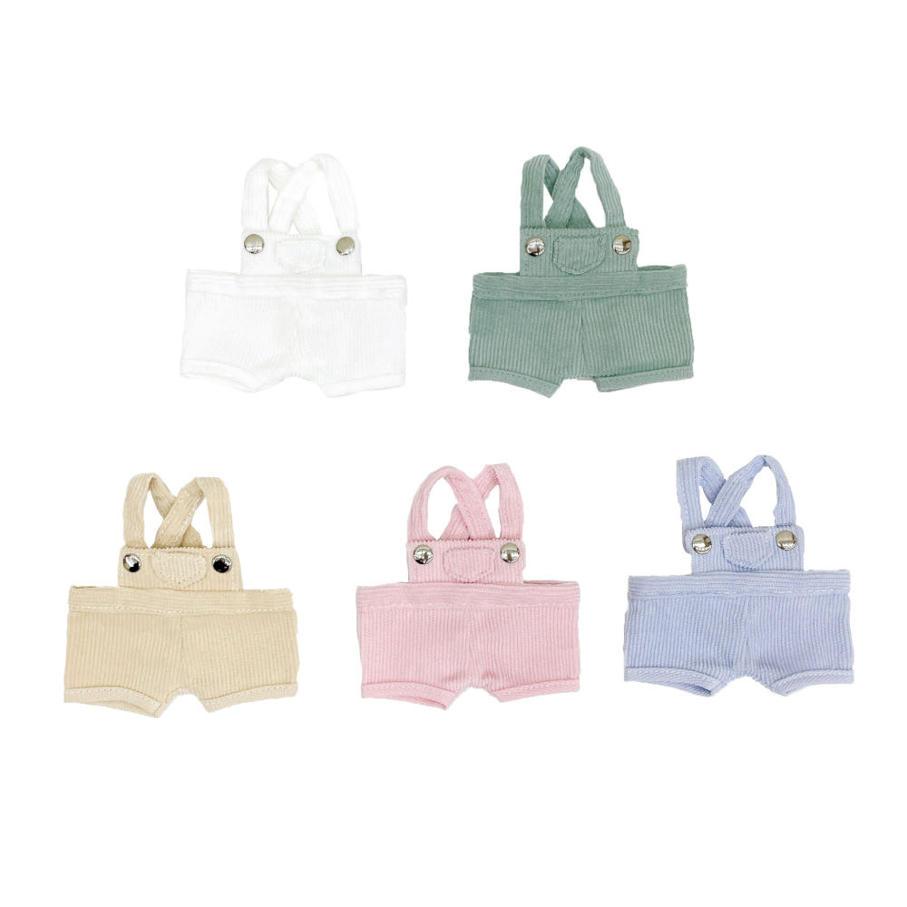 15cm・20cmぬい服 ポケット付きコーデュロイサロペット｜推しぬい服