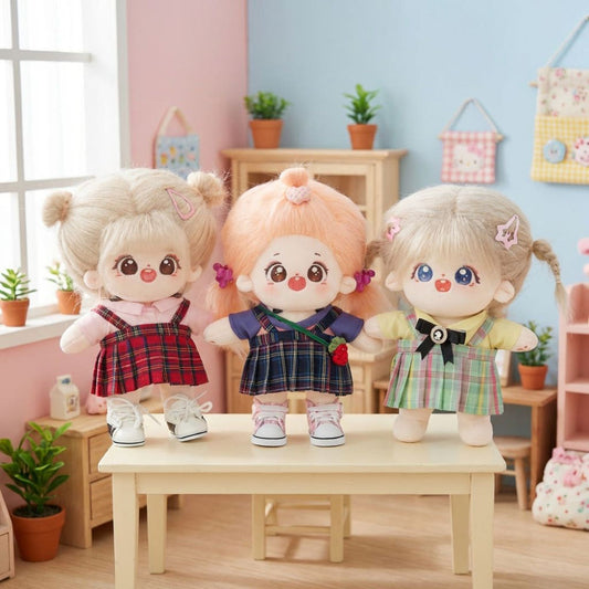 15cm・20cmぬい服 タータンチェックスカート｜推しぬい服