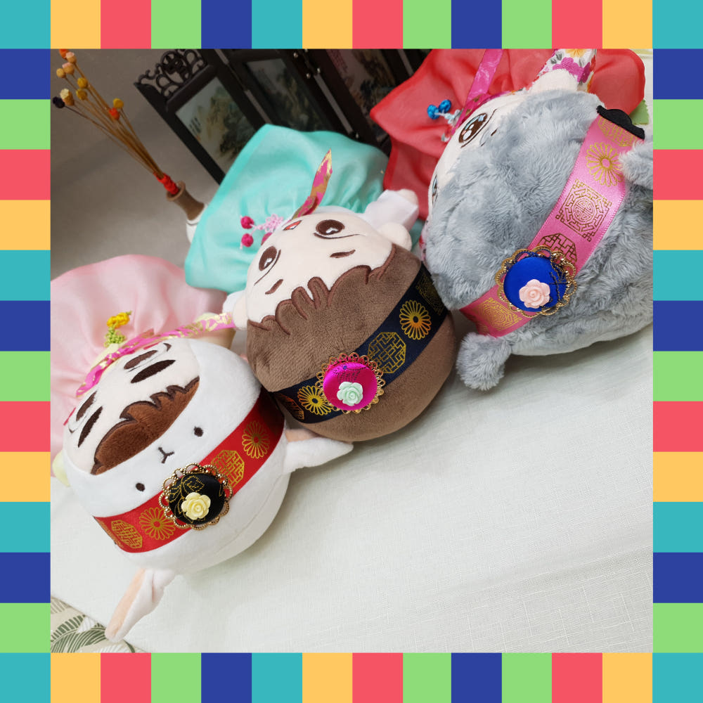 15cm・20cm 인형용 한복 헤어 액세서리｜최애 인형 소품