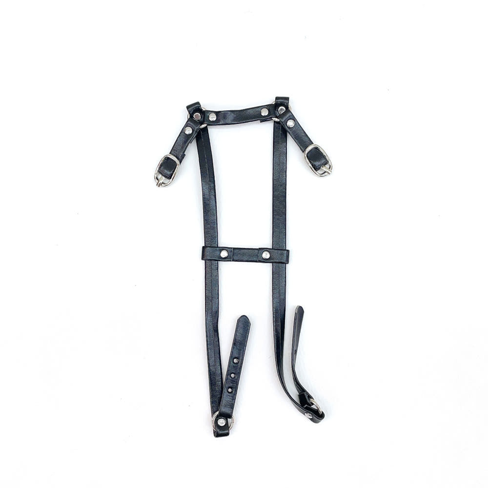 20cm 인형용 가죽 하네스 | 최애 인형 소품